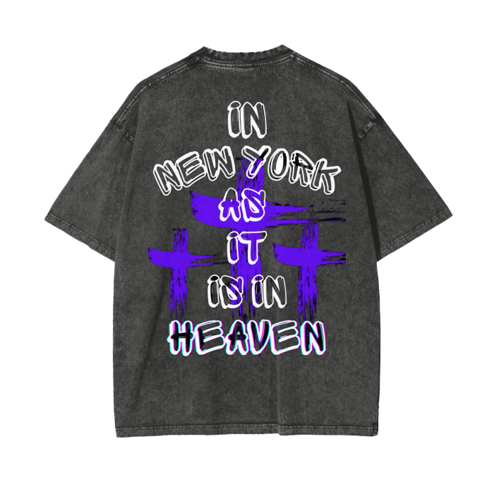 INNYASIIIH: The Crux Oversized Acid Wash T