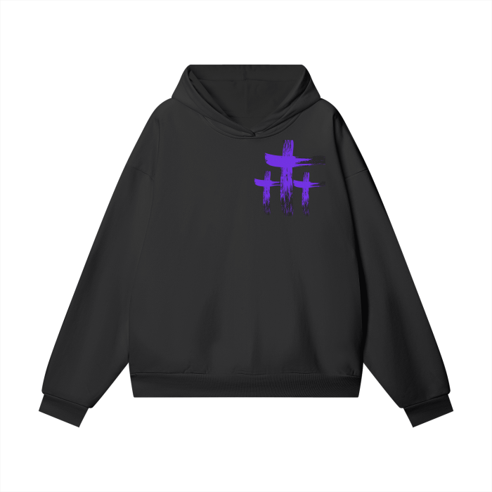 INNYASIIIH: Unisex Oversize Heavyweight Hidden Pocket Fleece Hoodie
