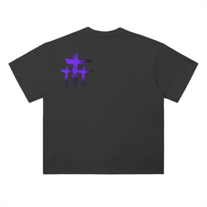 INNYASIIIH: Unisex Reverse Solid Drop Shoulder T