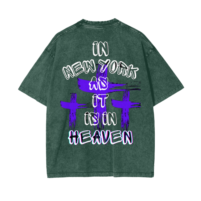 INNYASIIIH: The Crux Oversized Acid Wash T