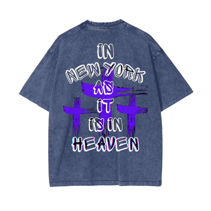 INNYASIIIH: The Crux Oversized Acid Wash T