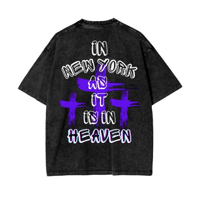 INNYASIIIH: The Crux Oversized Acid Wash T