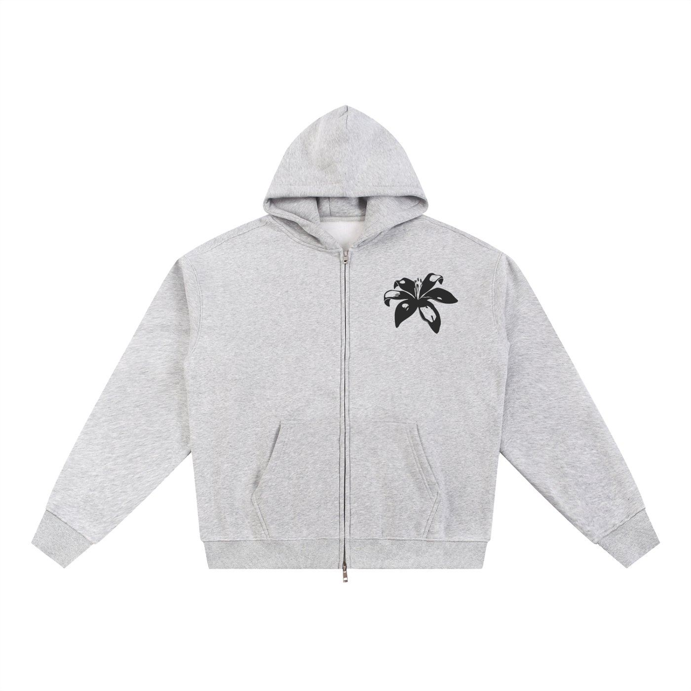 Essential Fleece Zip-Through Hoodie