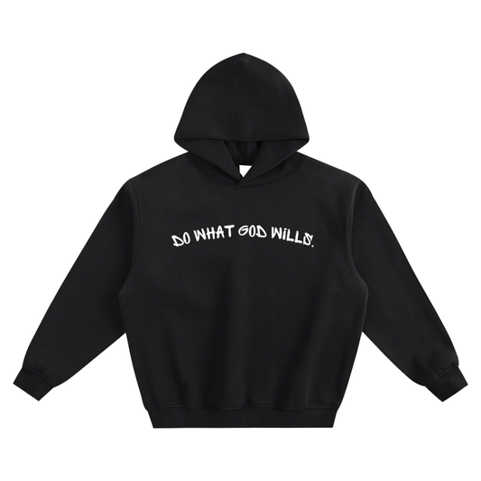Do As God Wills: Fleeced Boxy Hoodie